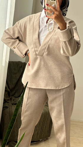 شومیز یقه سفید فوتر