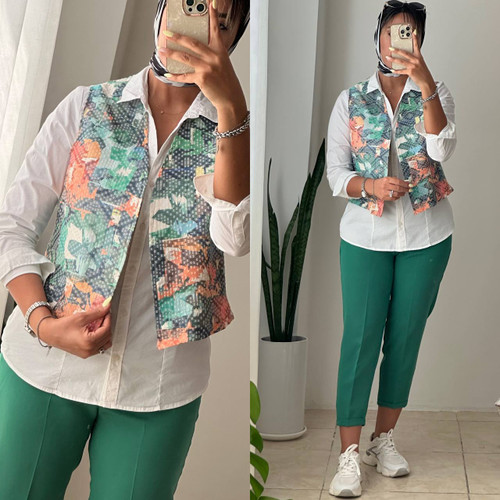 ژیله ژاکارد رنگی