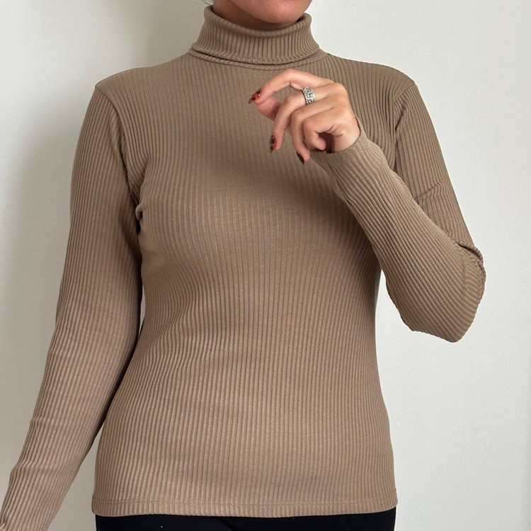 بلوز یقه اسکی کرکرهای نسکافهای