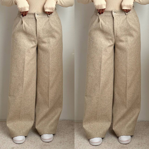 شلوار فوتر کرم