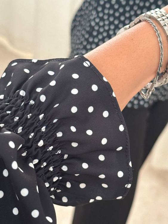 شومیز مدل خال خالی