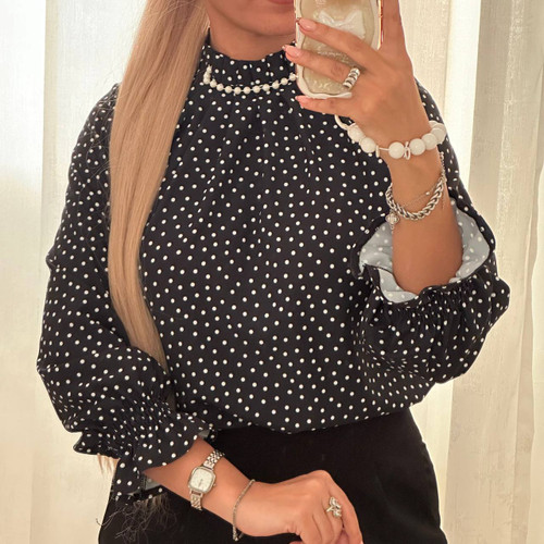 شومیز مدل خال خالی