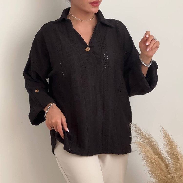 شومیز مراکشی طرح یک مشکی