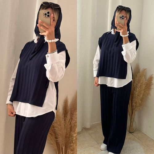 ست ته تیکه سرمه ای