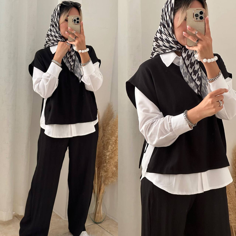 ست ته تیکه مشکی