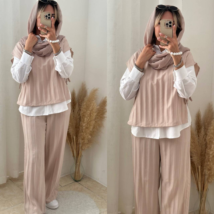 ست ته تیکه کرم روشن