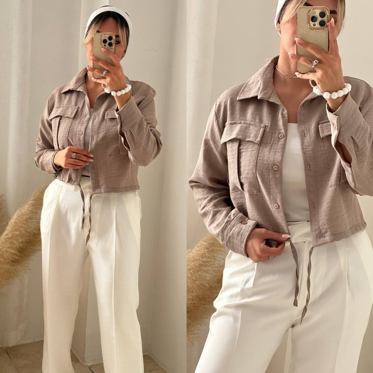 کراپ کت نسکافه ای